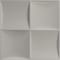 Ekena Millwork 19 5/8in. W x 19 5/8in. H Smith EnduraWall Decorative 3D Wall Panel Covers 2.67 Sq. Ft. WP20X20SMGLN - alternate 3